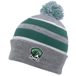 Pacific Headwear Knit Fold Over Pom-Pom Beanie
