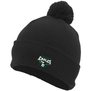 Pacific Headwear Knit Fold Over Pom-Pom Beanie